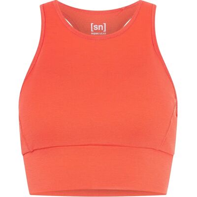 Super Natural Liquid Flow Top Orange XL - Sports-BH Super Natural Liquid Flow Top Orange XL - Sports-BH