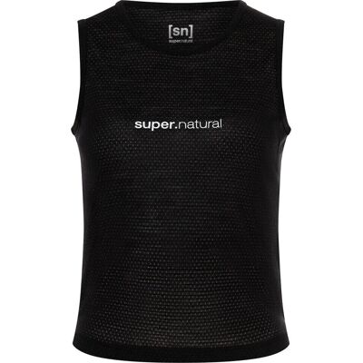 Super Natural Grava Sotto-Veste - Nero - Maglietta Merino da Donna Super Natural Grava Sotto-Veste - Nero - Maglietta Merino da Donna
