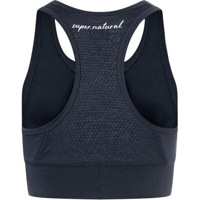 Super Natural Women's Blue Motion Zip Top - Supportive, Modern Design Super Natural Women's Blue Motion Zip Top - Supportive, Modern Design