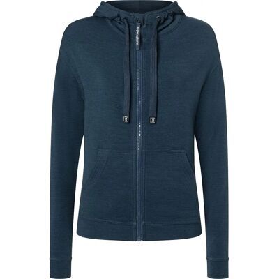 Super Natural Kvinners Blå Solution Hoodie - Hverdagsbruk Super Natural Kvinners Blå Solution Hoodie - Hverdagsbruk