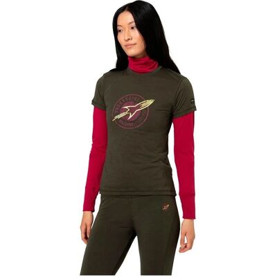 T-Shirt Donna Rocket 140 Verde - Super Natural T-Shirt Donna Rocket 140 Verde - Super Natural