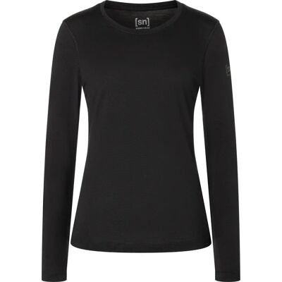 Super Natural Arctic 230 Camiseta de manga larga - Mujer - Negro Super Natural Arctic 230 Camiseta de manga larga - Mujer - Negro