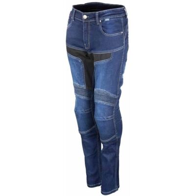 GMS Viper Jeans Moto Femmes - Bleu, Modèle zg759060042630 - Publicité GMS Viper Jeans Moto Femmes - Bleu, Modèle zg759060042630 - Publicité