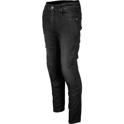 GMS Rattle Slim Jeans Moto - Noir Gris - 42 - Publicité GMS Rattle Slim Jeans Moto - Noir Gris - 42 - Publicité