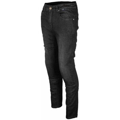 GMS Rattle Slim Jean Moto - Noir Gris - 38 - Publicité GMS Rattle Slim Jean Moto - Noir Gris - 38 - Publicité