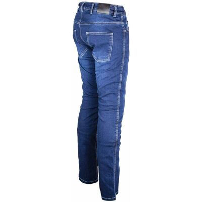 Jeans moto GMS Cobra - Bleu, Modèle : 44, Design à 5 poches - Publicité Jeans moto GMS Cobra - Bleu, Modèle : 44, Design à 5 poches - Publicité