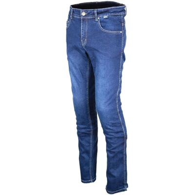 Jeans moto imperméables GMS Cobra WP - Bleu, Taille 32 - Publicité Jeans moto imperméables GMS Cobra WP - Bleu, Taille 32 - Publicité