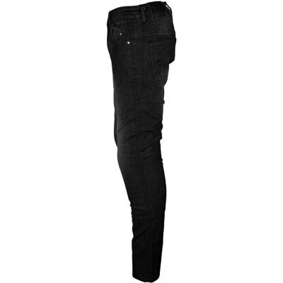 GMS Rattle Slim Jeans Moto - Noir - Coupe Slim - Jeans Moto - Publicité GMS Rattle Slim Jeans Moto - Noir - Coupe Slim - Jeans Moto - Publicité