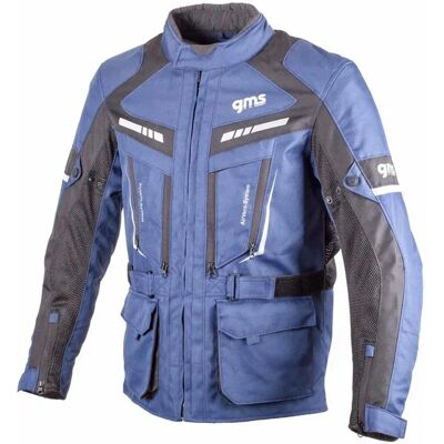 GMS Track Light Motorrad Textiljacke - Schwarz Blau - Motorradjacke GMS Track Light Motorrad Textiljacke - Schwarz Blau - Motorradjacke