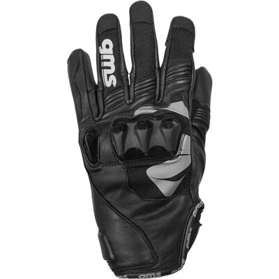 Guanti da moto GMS Curve - Nero Grigio - 3XL Guanti da moto GMS Curve - Nero Grigio - 3XL