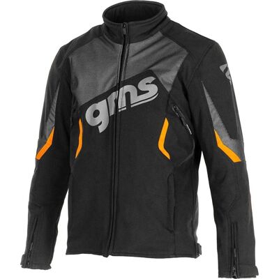 Gms Arrow Giacca Softshell Moto - Nero Arancione XL Gms Arrow Giacca Softshell Moto - Nero Arancione XL