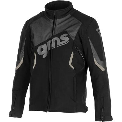 Gms Arrow Motorradhülle Softshell-Jacke - Schwarz Grau - XS - Motorradjacke Gms Arrow Motorradhülle Softshell-Jacke - Schwarz Grau - XS - Motorradjacke