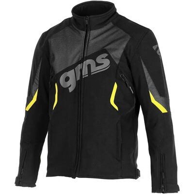 GMS Arrow Giacca softshell da moto Nero Giallo Taglia L - Attrezzatura Moto GMS Arrow Giacca softshell da moto Nero Giallo Taglia L - Attrezzatura Moto