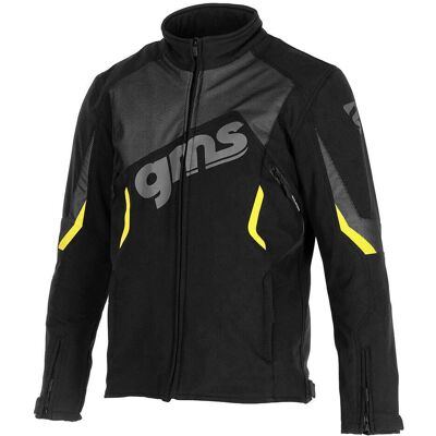 Gms Arrow Giacca softshell per moto - Nero Giallo - Giacca softshell per moto Gms Arrow Giacca softshell per moto - Nero Giallo - Giacca softshell per moto