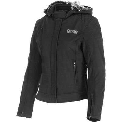 GMS Luna Damen Motorrad Softshell Jacke - Schwarz - M GMS Luna Damen Motorrad Softshell Jacke - Schwarz - M
