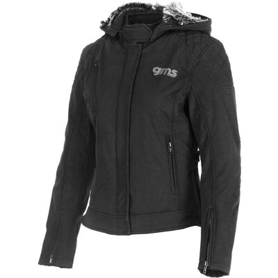 GMS Luna Damen Motorrad Softshell Jacke - Schwarz - XL GMS Luna Damen Motorrad Softshell Jacke - Schwarz - XL