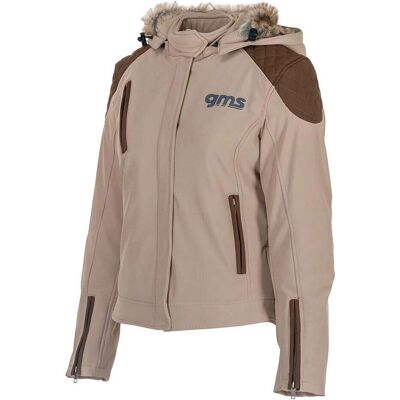 Gms Luna Damen Motorrad Softshell Jacke - Braun - 2XL Gms Luna Damen Motorrad Softshell Jacke - Braun - 2XL