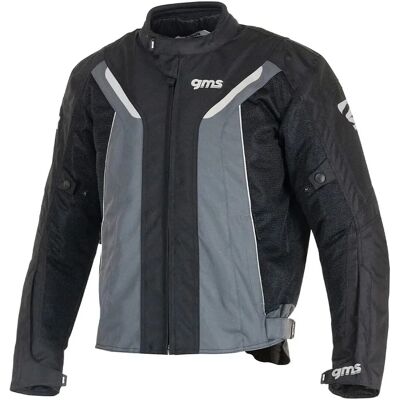 GMS Ventura Motorradtuchjacke - Schwarz Grau - M GMS Ventura Motorradtuchjacke - Schwarz Grau - M