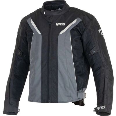 GMS Ventura Motorradhandschuh - Schwarz Grau - XS GMS Ventura Motorradhandschuh - Schwarz Grau - XS