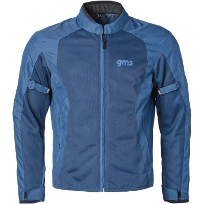 Blouson moto GMS Fiftysix 7 Bleu Marine - Veste de moto - Publicité Blouson moto GMS Fiftysix 7 Bleu Marine - Veste de moto - Publicité