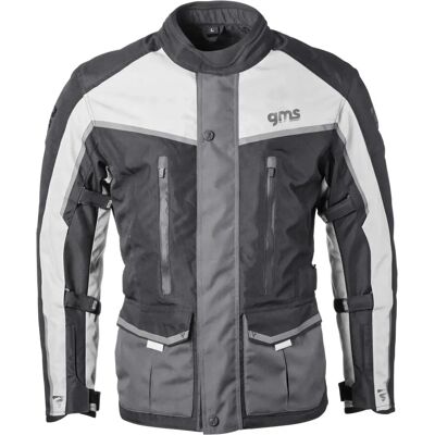 Veste Moto Imperméable GMS Twister Neo - Noir Gris Blanc 4XL - Publicité Veste Moto Imperméable GMS Twister Neo - Noir Gris Blanc 4XL - Publicité