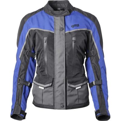 GMS Twister Neo Veste Moto Textile Imperméable pour Femmes - Noir Bleu 3XL - Publicité GMS Twister Neo Veste Moto Textile Imperméable pour Femmes - Noir Bleu 3XL - Publicité