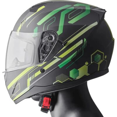 GMS - Hexago Graphic - Vert - XL - Helmet - Publicité GMS - Hexago Graphic - Vert - XL - Helmet - Publicité