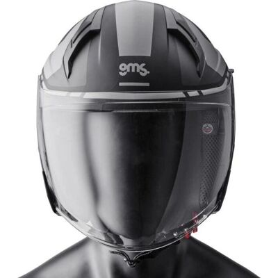 GMS - Vectus Graphic - Schwarz - M - Jet Helmet GMS - Vectus Graphic - Schwarz - M - Jet Helmet