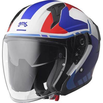 Gms Vectus Nero Opaco Rosso Petrolio 2XL - Motorradhelm Gms Vectus Nero Opaco Rosso Petrolio 2XL - Motorradhelm