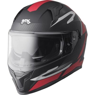 Gms Velox Motorradhelm - Modernes eckiges Design, Externer Visier, Sonnenblende, Luftöffnungen - Motorradhelm Gms Velox Motorradhelm - Modernes eckiges Design, Externer Visier, Sonnenblende, Luftöffnungen - Motorradhelm