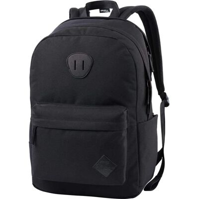 NITRO Urban Plus - Laptop Backpack, Retro Style, Black NITRO Urban Plus - Laptop Backpack, Retro Style, Black