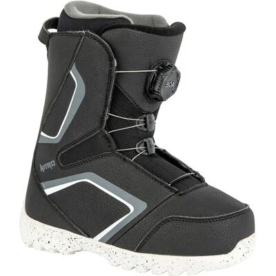 Nitro Nitro Droid Boa 22 Bottes de Snowboard pour Enfants - Unisexe Nitro Nitro Droid Boa 22 Bottes de Snowboard pour Enfants - Unisexe