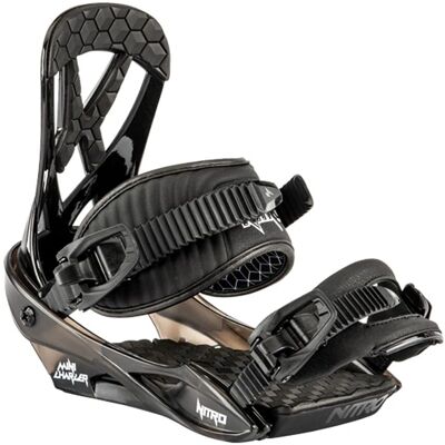 Fijaciones Snowboard Niño Nitro Charger Mini - Negro Fijaciones Snowboard Niño Nitro Charger Mini - Negro