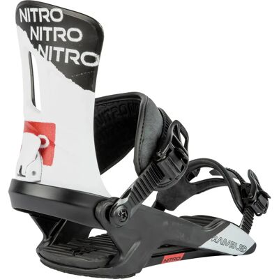 Fixations de Snowboard Nitro Rambler - Légères, Ergonomiques, Support - Publicité Fixations de Snowboard Nitro Rambler - Légères, Ergonomiques, Support - Publicité