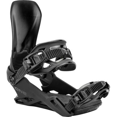 Nitro One Zwart Large Unisex - Fixations de Snowboard - Publicité Nitro One Zwart Large Unisex - Fixations de Snowboard - Publicité