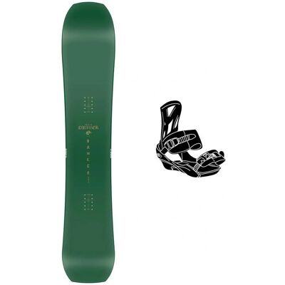 Nitro Banker - Snowboard tout-terrain avec forme directionnelle, Trüe Camber, Mid-Wide, Base EcoSpeed HD Nitro Banker - Snowboard tout-terrain avec forme directionnelle, Trüe Camber, Mid-Wide, Base EcoSpeed HD