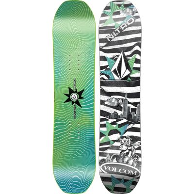 Nitro Ripper Kids X Volcom - Snowboard für Kinder - All Mountain - Flat-Out Rocker Nitro Ripper Kids X Volcom - Snowboard für Kinder - All Mountain - Flat-Out Rocker