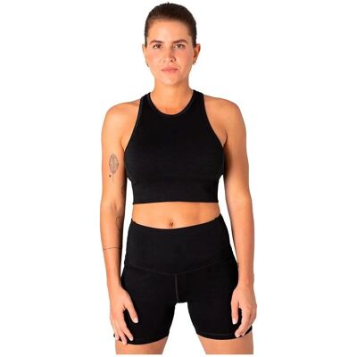 Super Natural Flüssiger Fluss Top Schwarz - Sport-Top Super Natural Flüssiger Fluss Top Schwarz - Sport-Top