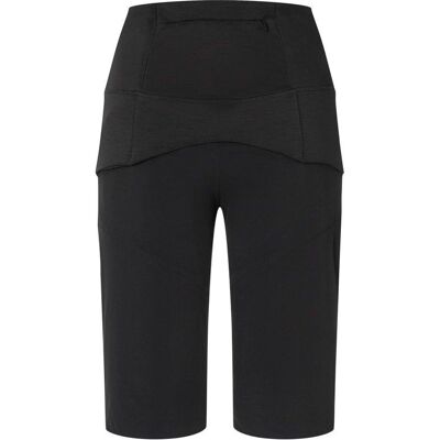 Super Natural Damen Unstoppable Shorts Schwarz - Knie-Länge, Atmungsaktiv, Winddicht Super Natural Damen Unstoppable Shorts Schwarz - Knie-Länge, Atmungsaktiv, Winddicht