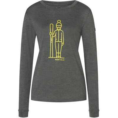 Supernatural Skianto LS XS Harmaa/Kulta - Base Layer Top Supernatural Skianto LS XS Harmaa/Kulta - Base Layer Top