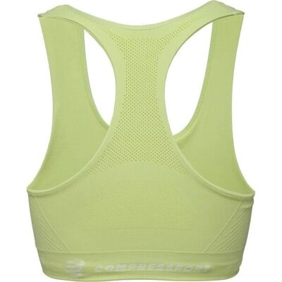 Sutien sportiv Seamless Compressport FeelFree verde lime - XS Sutien sportiv Seamless Compressport FeelFree verde lime - XS