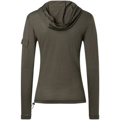 Super Natural Relax Light Pocket Hættetrøje - Kvinde - Sort - XL Super Natural Relax Light Pocket Hættetrøje - Kvinde - Sort - XL