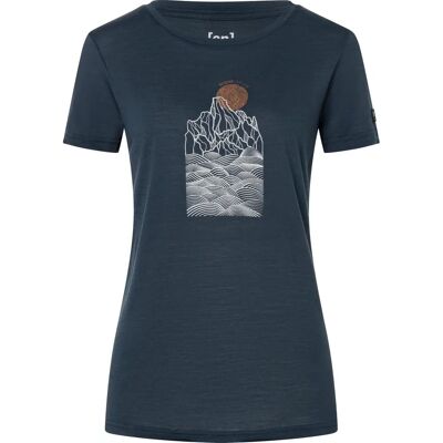 Super Natural Preikestolen Cliffs Blau T-Shirt - T-Shirt Super Natural Preikestolen Cliffs Blau T-Shirt - T-Shirt