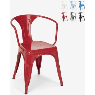 AHD AMAZING HOME DESIGN - Silla Steel Arm - Estilo Industrial AHD AMAZING HOME DESIGN - Silla Steel Arm - Estilo Industrial