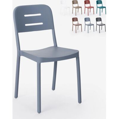 Silla moderna de polipropileno y fibra de vidrio AHD Mose - Interior/Exterior Silla moderna de polipropileno y fibra de vidrio AHD Mose - Interior/Exterior