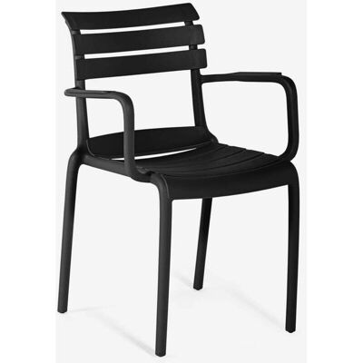 Ahd Amazing Home Design - Chaise extérieure en polypropylène - Noir - Publicité Ahd Amazing Home Design - Chaise extérieure en polypropylène - Noir - Publicité