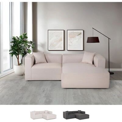 Modus Sofà - Canapé d'angle modulaire avec chaise longue - Beige - Canapé - Publicité Modus Sofà - Canapé d'angle modulaire avec chaise longue - Beige - Canapé - Publicité