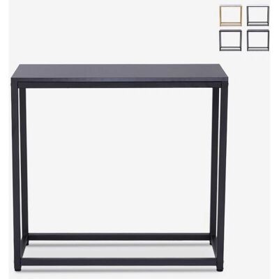 Ahd Nigel Console Moderne - Métal 80x30x75cm - Noir - Publicité Ahd Nigel Console Moderne - Métal 80x30x75cm - Noir - Publicité