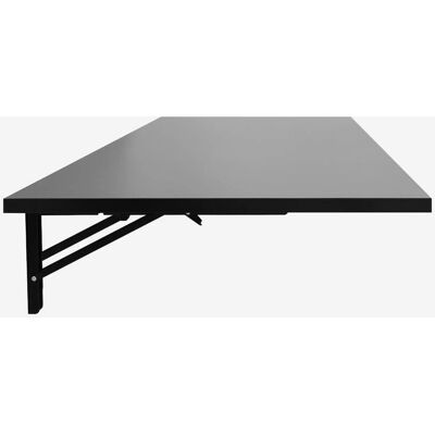Ahd Amazing Home Design - Bureau mural pliante 140x60cm Jeremy+ - Noir - Publicité Ahd Amazing Home Design - Bureau mural pliante 140x60cm Jeremy+ - Noir - Publicité