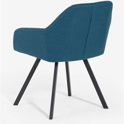 Chaise de salle à manger bleue Rakna - Meubles - Publicité Chaise de salle à manger bleue Rakna - Meubles - Publicité